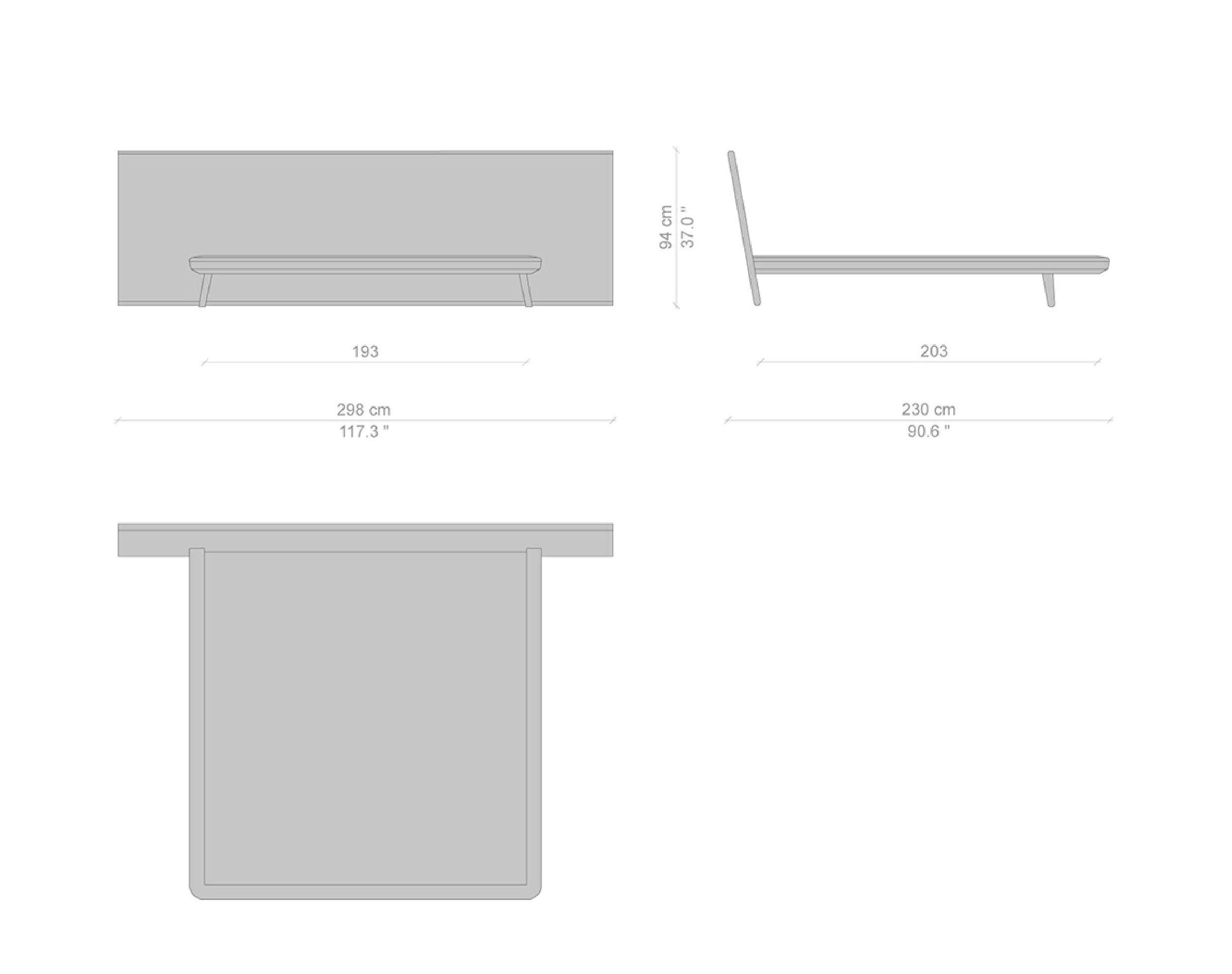 Кровать с изголовьем из ясеня CASSINA ACUTE ARCH-00017163 - Вид №9