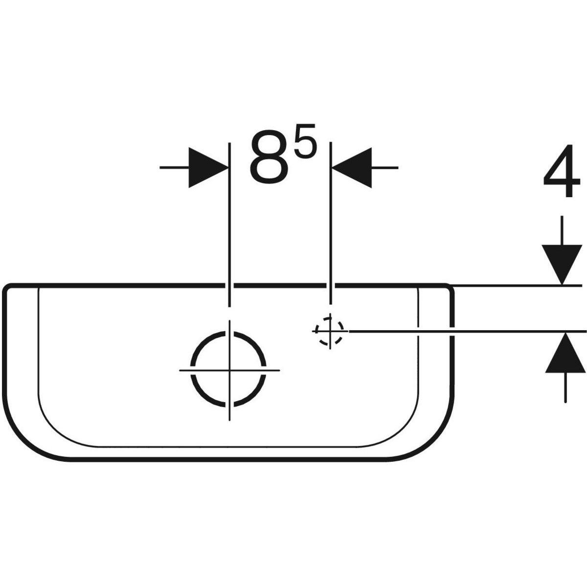 Внешняя вытяжная коробка в витрине Geberit ICON ARCH-00140052 - Вид №1