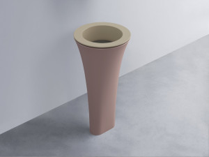 AMLA45-AV+AMPILT-FN+AMCOLT-CP Раковина Amedeo Tondo отдельностоящая cielo Enjoy + Amedeo