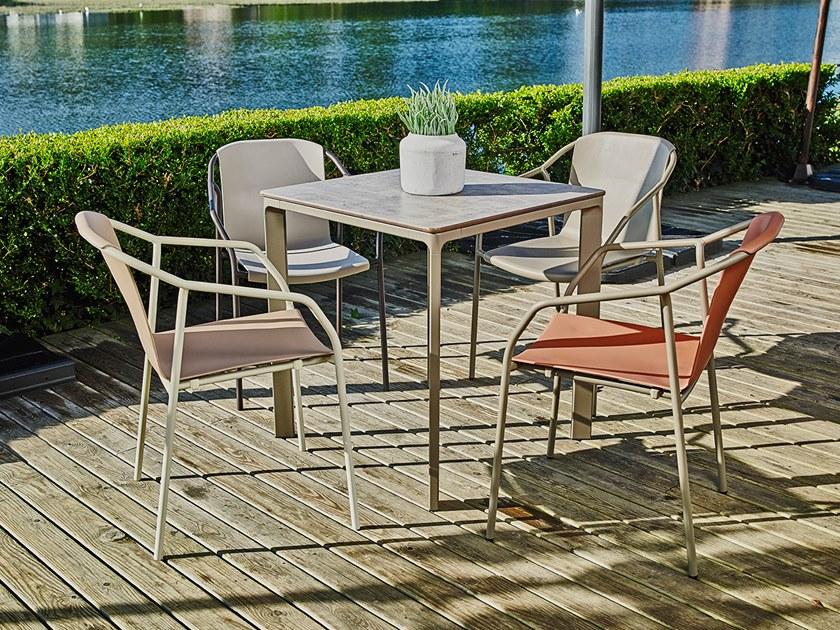 Ezpeleta Штабелируемый садовый стул из полипропилена с подлокотниками  Mn-rod01  - Вид №5