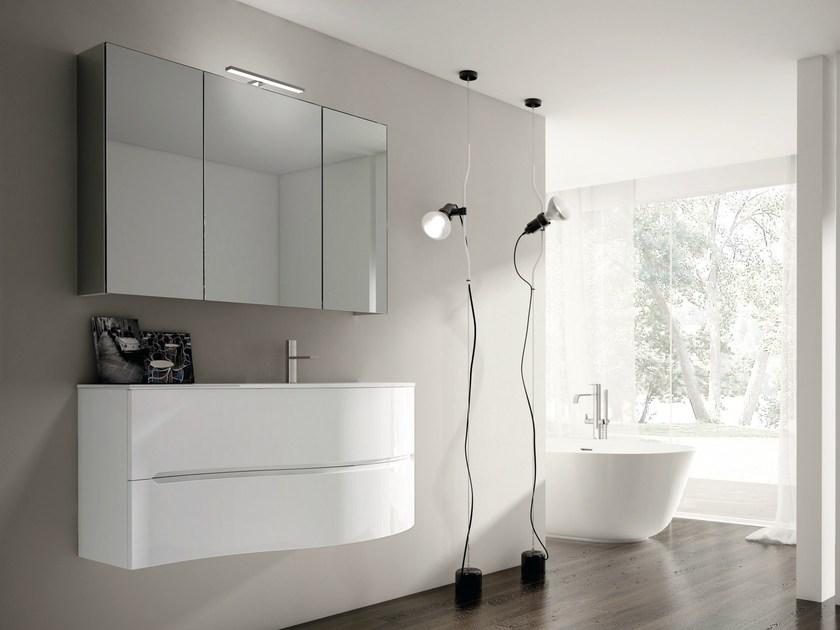 Ideagroup Подвесной туалетный столик с зеркалом Smyle sun-id-1382935 - Вид №1