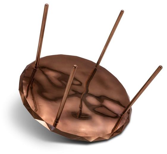 Scarlet Splendour Круглый обеденный стол из металла 88 secrets sun-id-1460376 - Вид №2