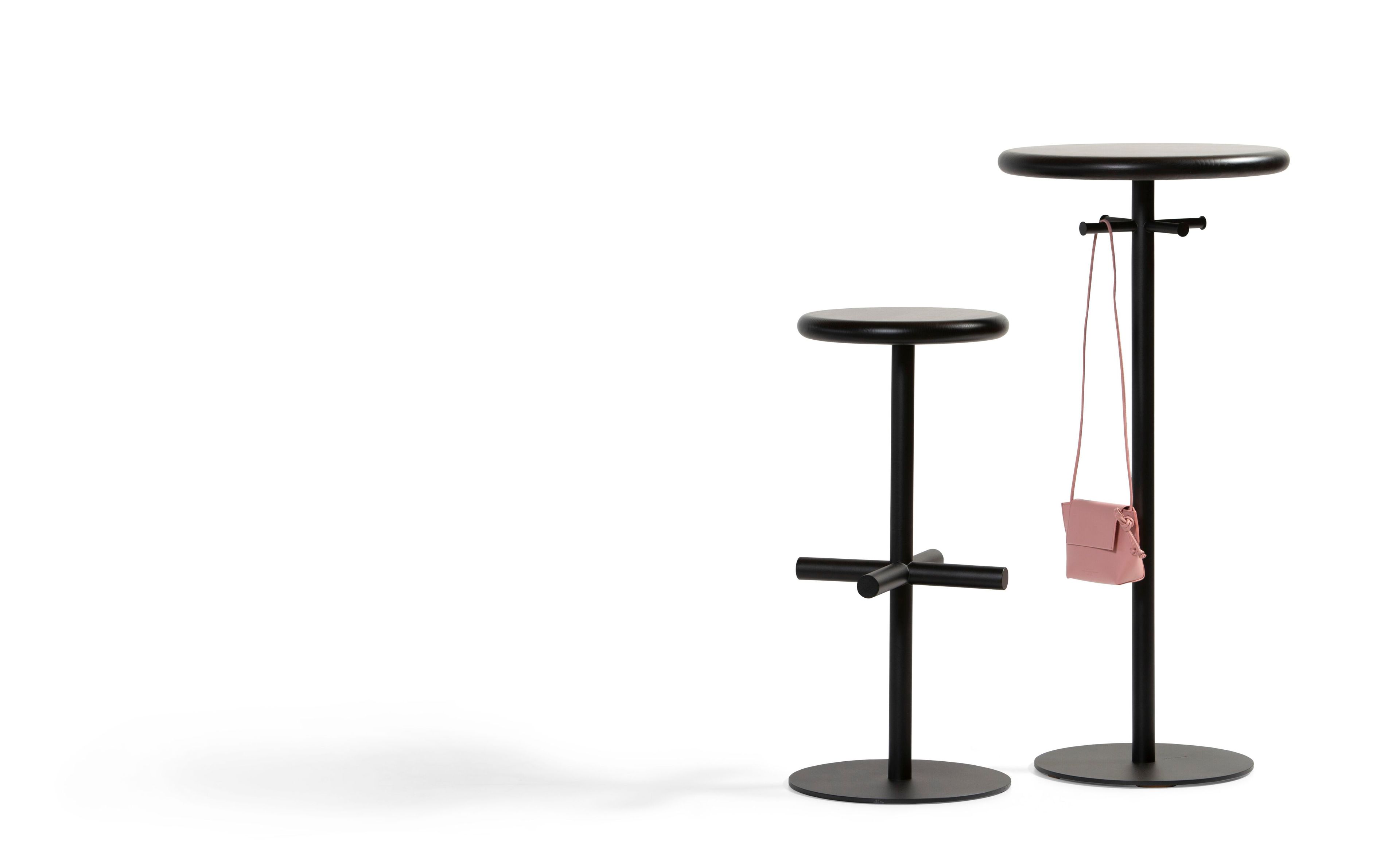 Высокий круглый стальной журнальный столик Bla Station OXO ARCH-00134065 - Вид №1