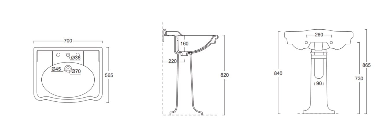 Керамическая раковина Alice Ceramica ARCH-00044493 - Вид №5