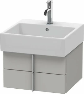 VA628400707 Тумбочка подвесная Vero Air #VA6284 484 x 431 мм Бетонно-серый матовый декор