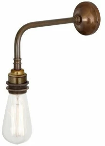 Mullan Lighting Бра с прямым светом ручной работы из латуни Lome vintage Mlwl362
