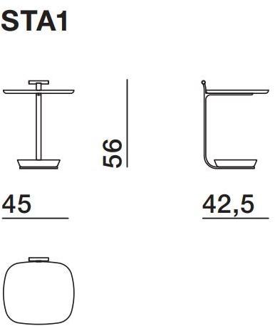 Molteni & C. Лакированный журнальный столик Surf sun-id-1452806 - Вид №2