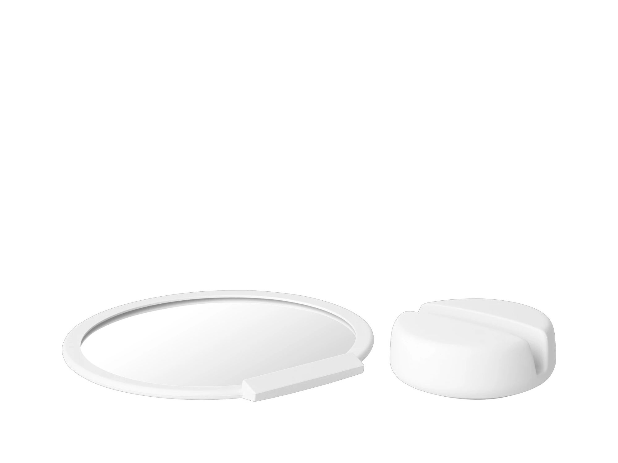 Столешница керамическая круглая лупа зеркало blomus Arno ARCH-00126121 - Вид №1