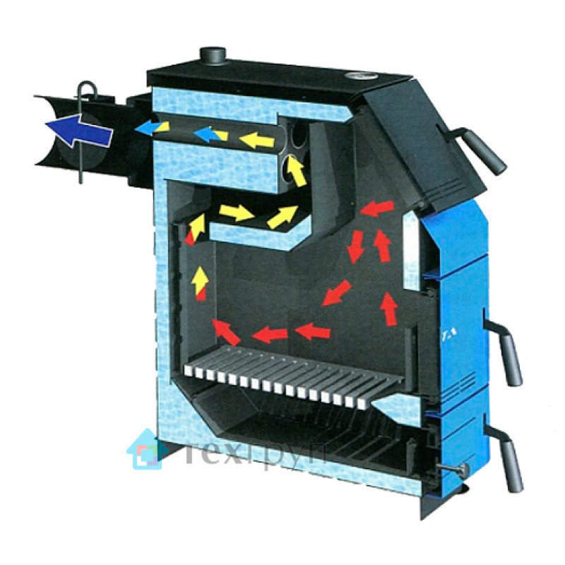 Твердотопливный котел ZOTA Тополь 60 М ТОПОЛЬ-М ТОПОЛЬ60М - Вид №3