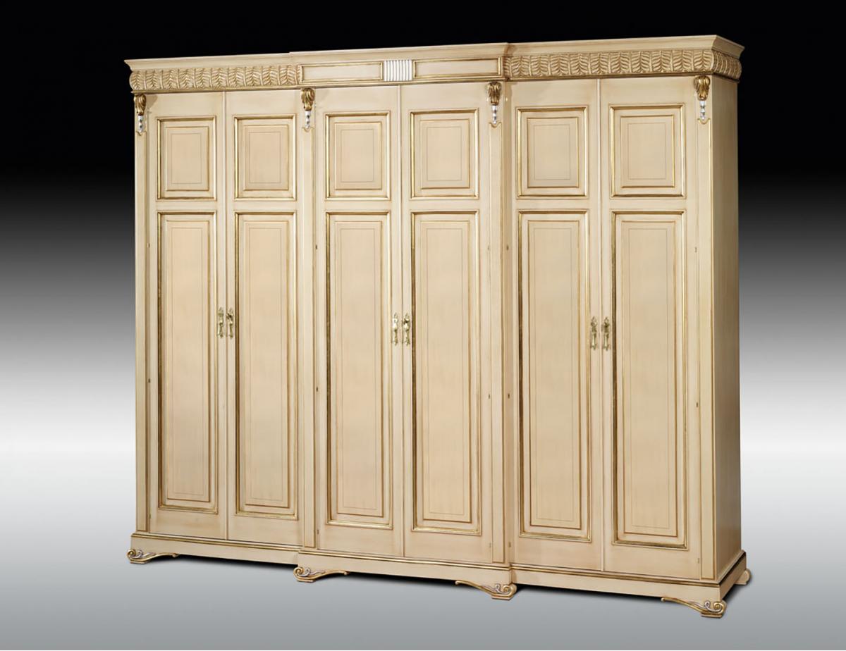 001061 Шкаф DaVinci 11026 6-дверный Llass DA VINCI Santreyd