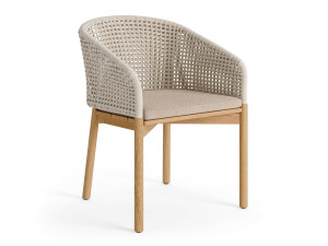 Тканевый садовый стул с подлокотниками