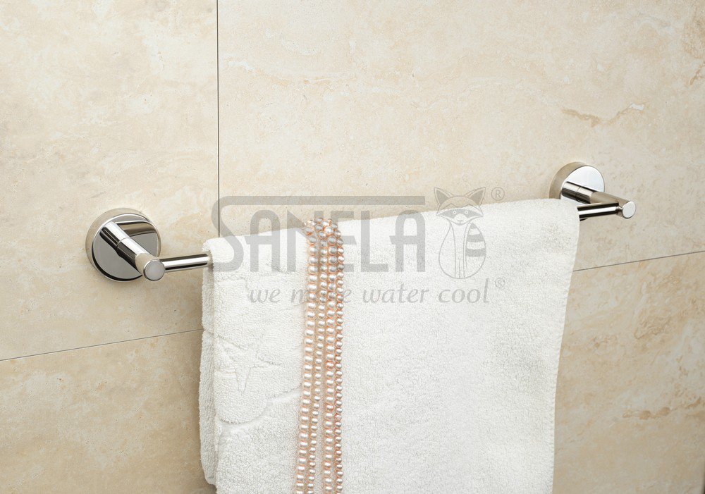 62070 Нержавеющий полотенцедержатель, глянцевая поверхность SANELA  - Вид №1