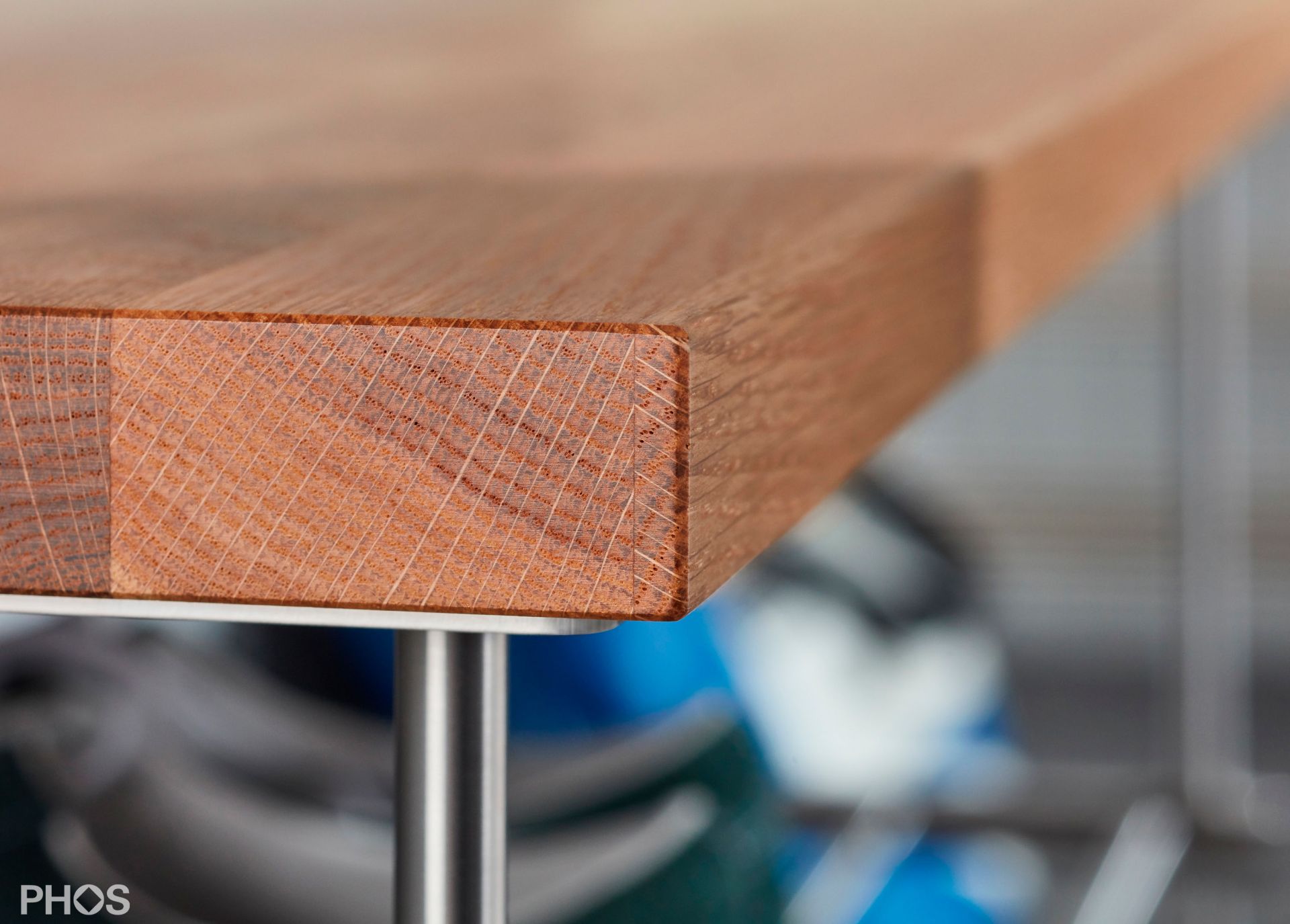 SBS1400-4-Eiche Сервант с дубовыми полками, 2 секции, 4 уровня, ширина 145 см PHOS  - Вид №1