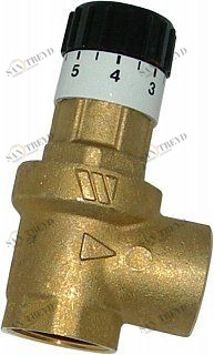 Перепускной клапан угловой BB WATTS USV 3/4" 0,06-0,36 bar. Без накидной гайки 10005169