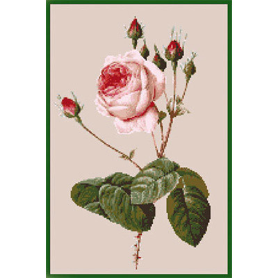 145х220кл Схема для вышивания цв. А3 ДК-189 "Розочка" Santreyd 