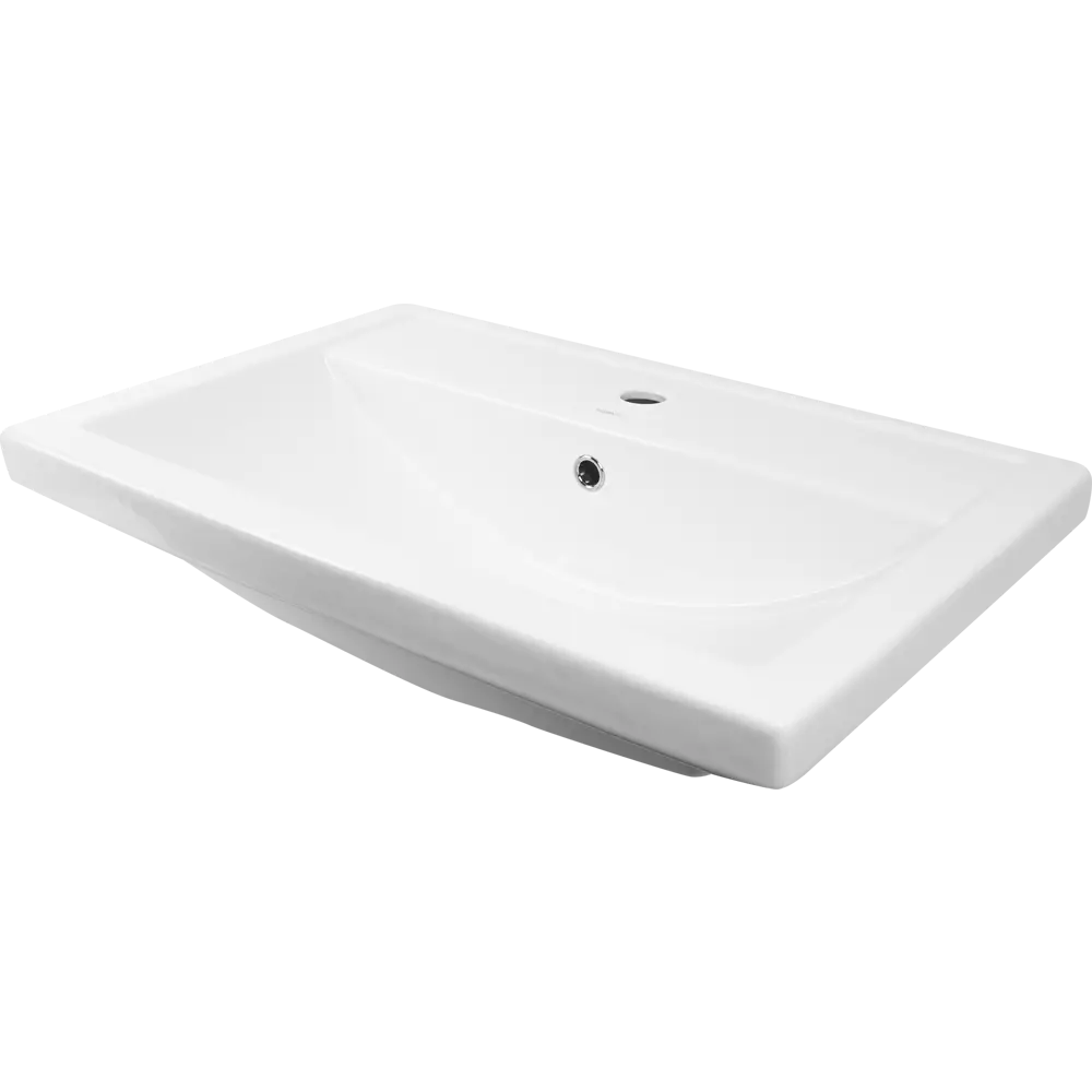 KIROVIT Фостер - прямоугольная раковина из фаянса для тумбы Аврора 14276278 STLM-0004746 - Вид №1