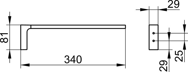 11122010000 Полотенцедержатель KEUCO Edition 11 - Вид №2
