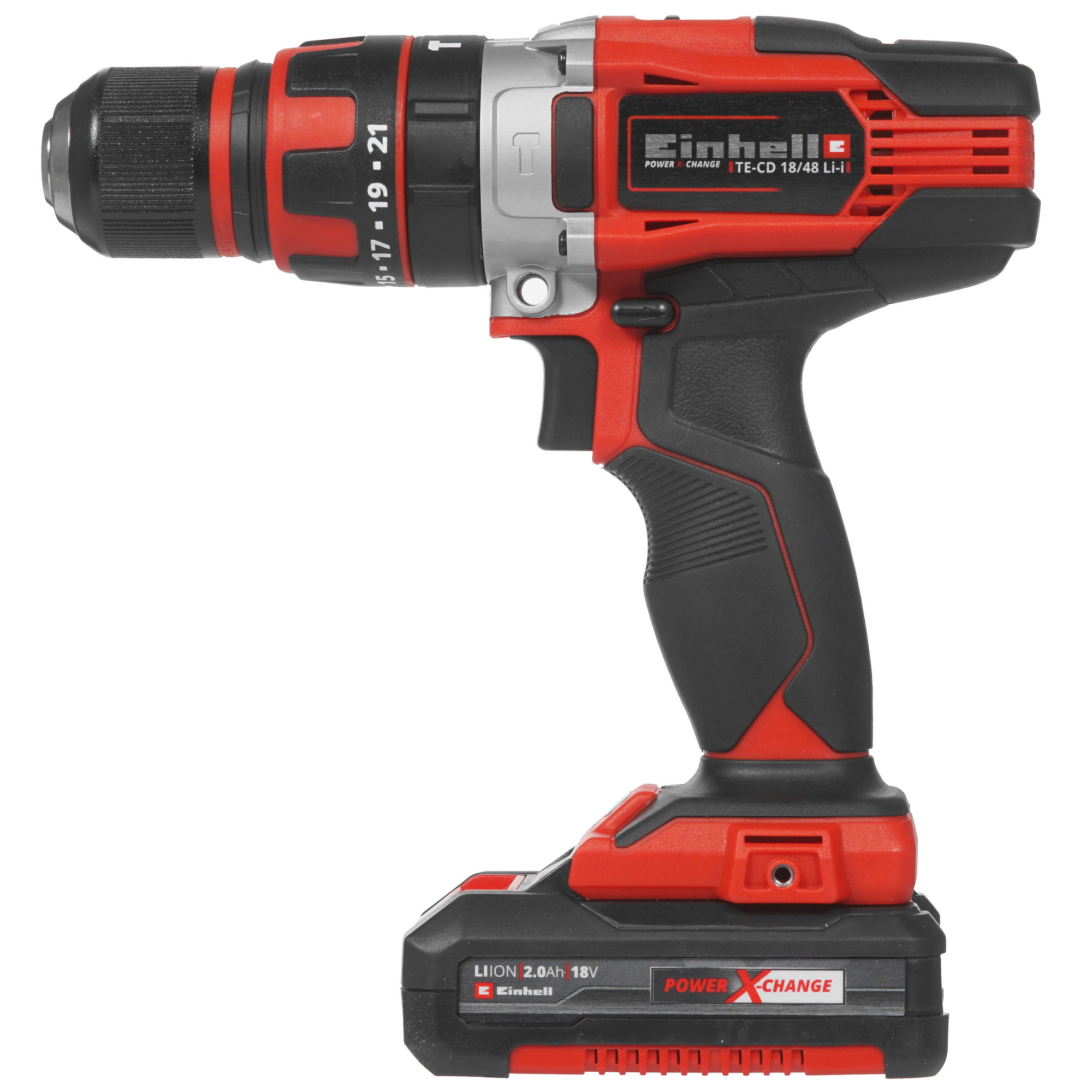 Дрель-шуруповерт Einhell TE-CD 18/48 Li - i Power X Change 18V 5322652 STDN-0074461