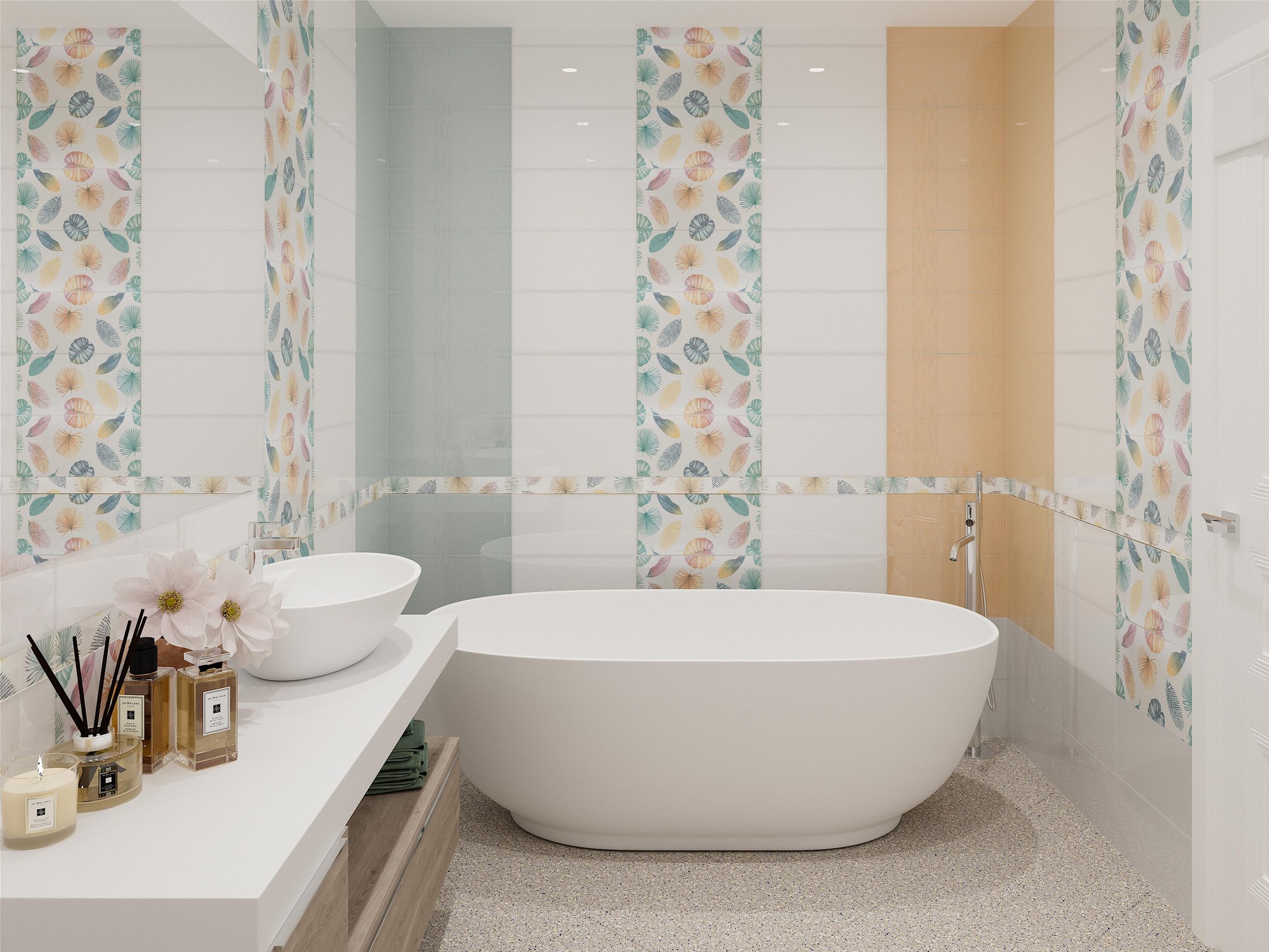 Керамическая плитка АККОРД 330043 20х45см PiezaROSA  - Вид №3