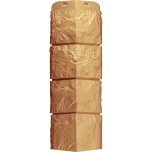 Угол наружный под камень Döcke цвет пекан