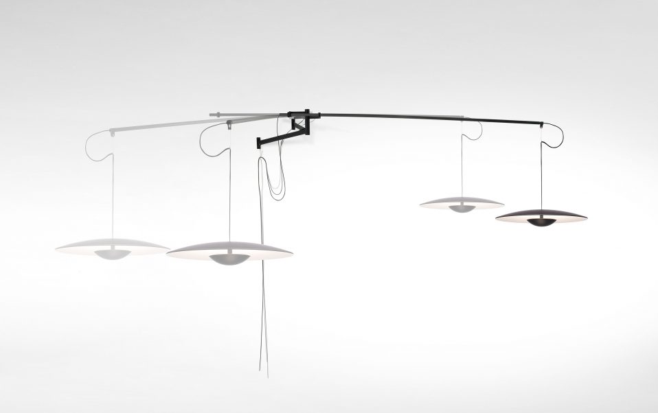 094050 Бра A XL 42 Plug-in венге-белый Marset Ginger - Вид №1