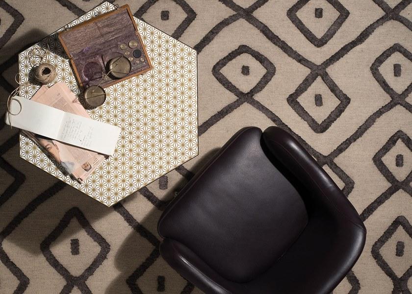 Warli Ковер ручной работы из ткани Dhurries sun-id-1351402 - Вид №4