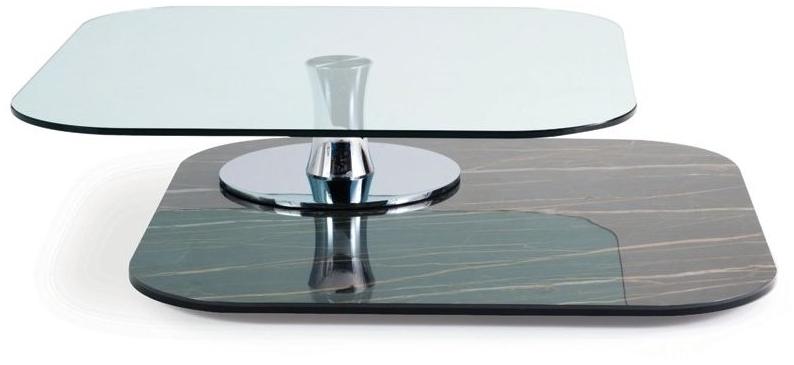 Roche Bobois Квадратный стеклянный журнальный столик sun-id-1415304 - Вид №2