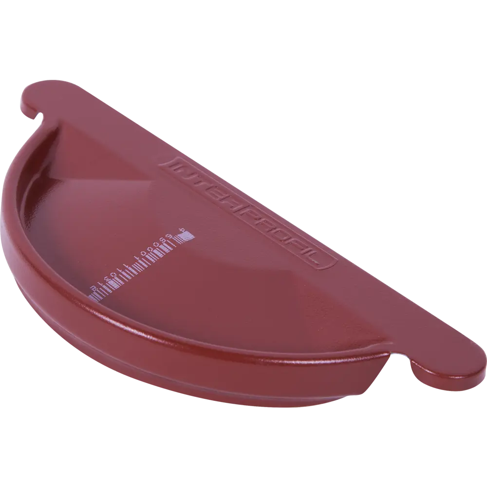 10009033 Заглушка желоба левая/правая цвет красный STLM-1018839 ИНТЕРПРОФИЛЬ 