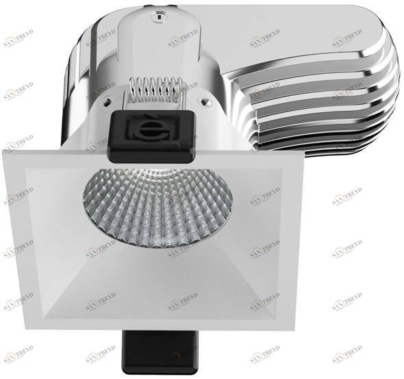 Linea Light Group Квадратный светодиодный точечный светильник из алюминия sun-id-1348455