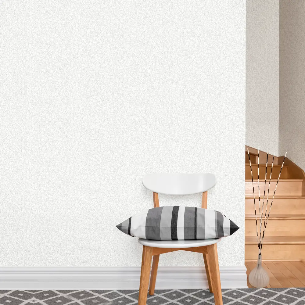 ELYSIUM Флизелиновые обои под покраску белые 1.06х25 м 82836671 STLM-0036738 - Вид №2