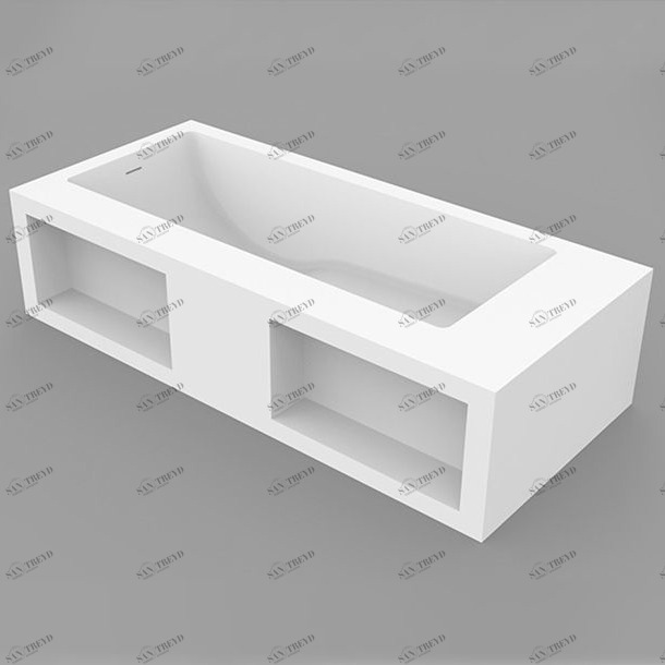 Dimasi Ванна прямоугольная отдельностоящая 2000x1000 Jade Library B белая JDLB01310200