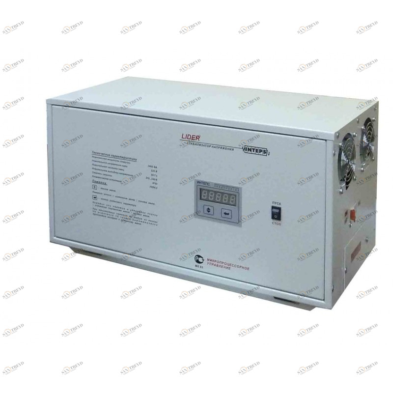 Стабилизатор напряжения LIDER PS 7500 SQ-PRO-25 sun-id-1033766