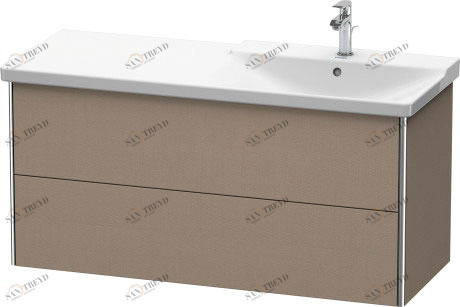 XS418907575 XSquare Тумбочка подвесная Лен, декор Duravit