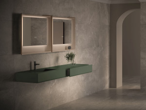 Меламиновый подвесной одиночный умывальник