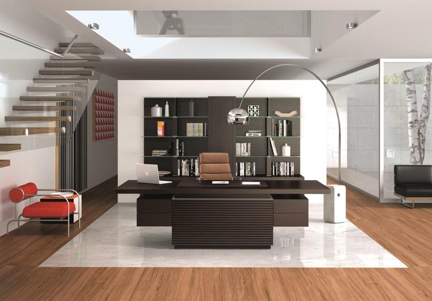 ARTOM by Ultom Офисный книжный шкаф из дерева и стекла Taiko sun-id-1384554 - Вид №3