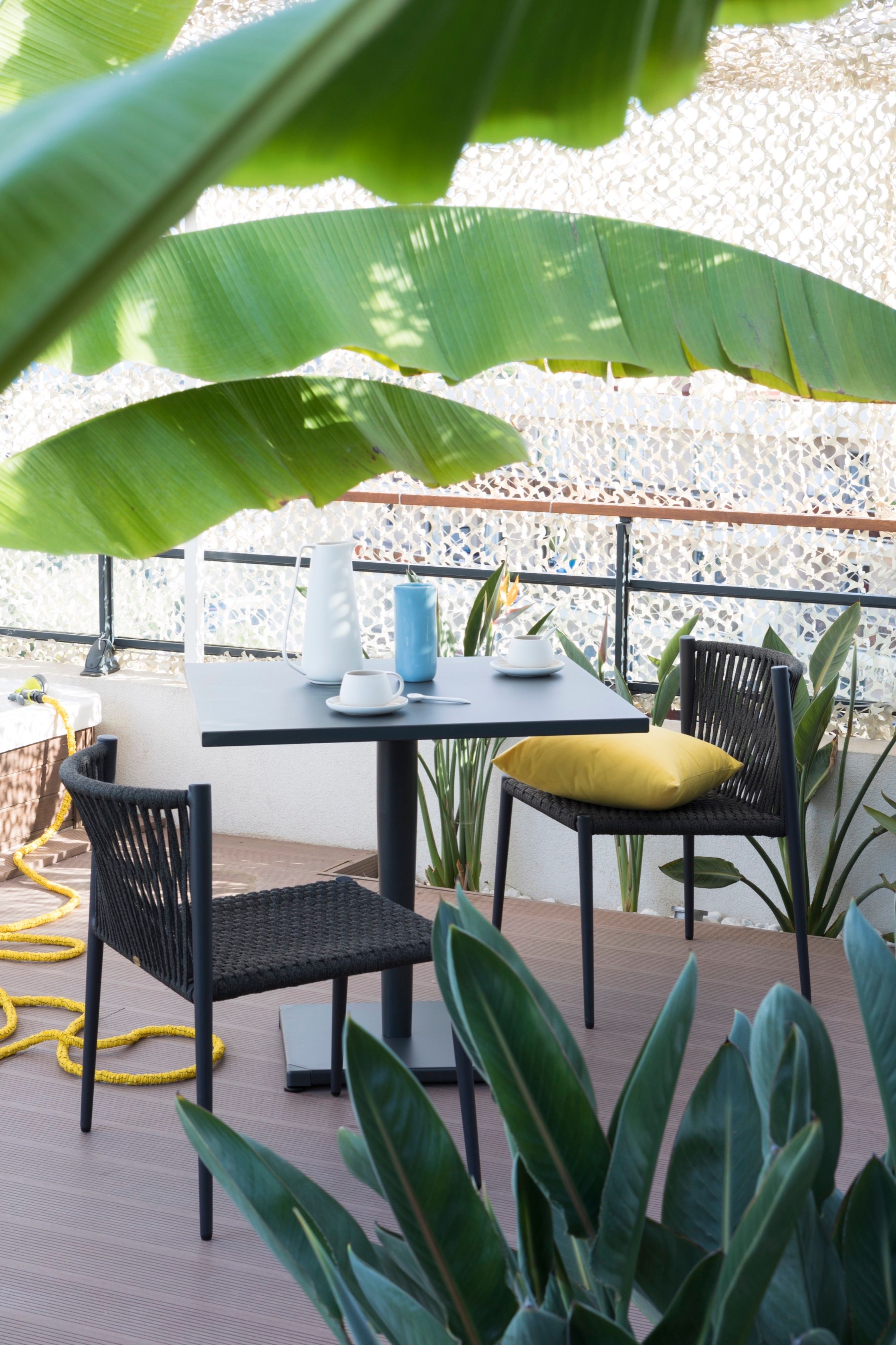 Алюминиевый квадратный складной стол Unopiù свет ARCH-00073245 - Вид №3