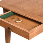 HT117A Выдвижной обеденный стол с коническими ножками ijlbrown  - Вид №5