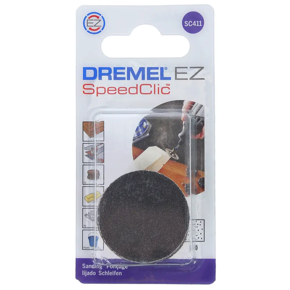 Диск шлифовальный Dremel SC411, P60, D30 мм, 6 шт STLM-2044842 - Вид №3