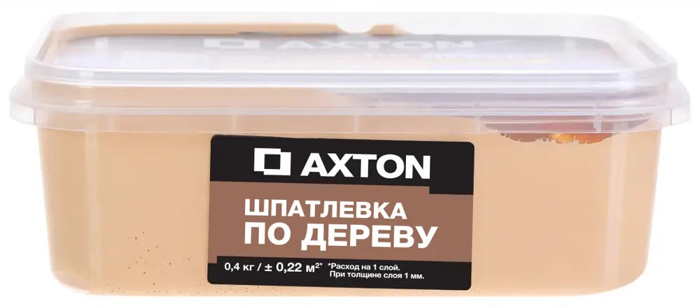 AXTON Шпатлевка для дерева сосна 0,4 кг - реставрация и выравнивание 81950903