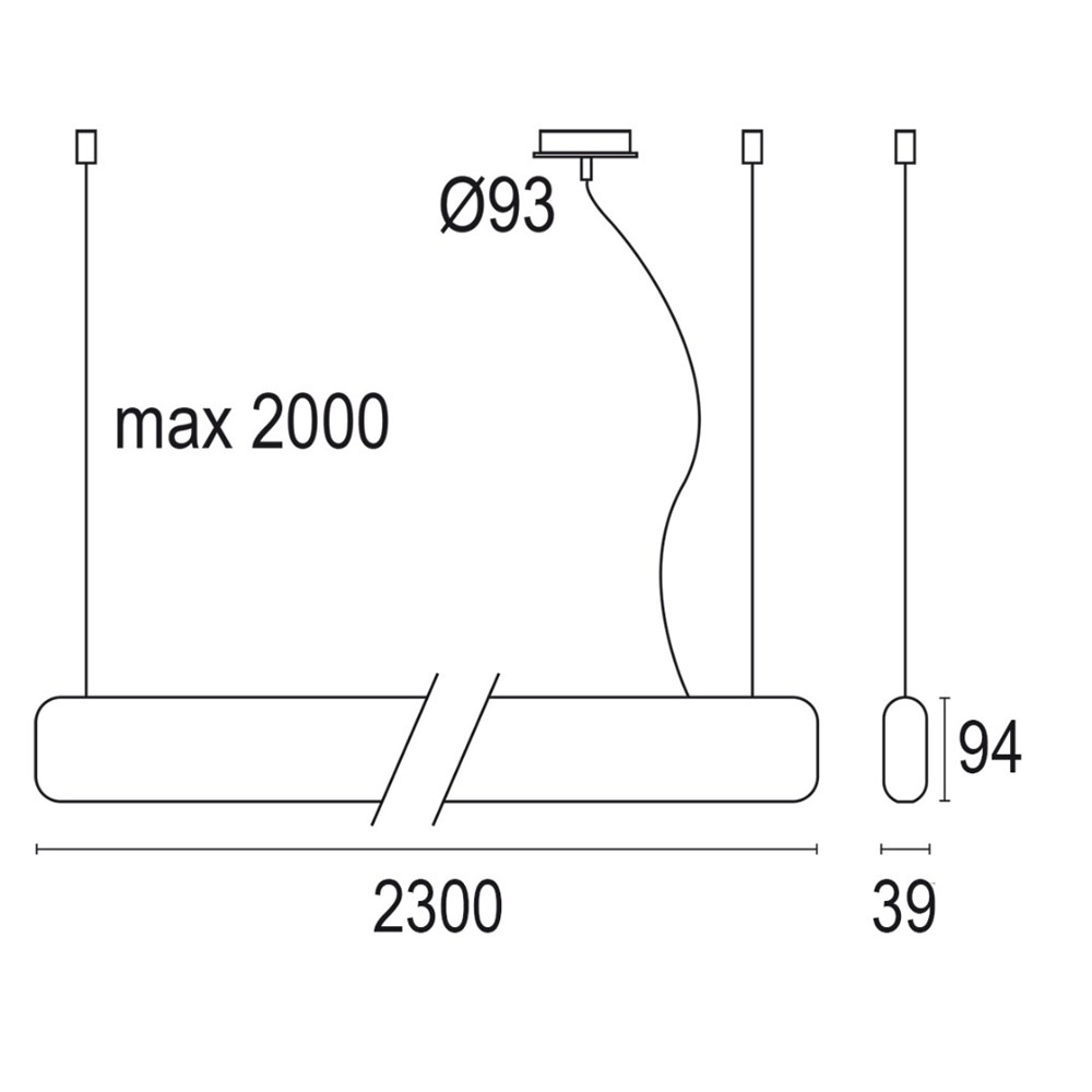 Narro 2300 1L Ghidini Narro .01 Белый (Матовый)  - Вид №1
