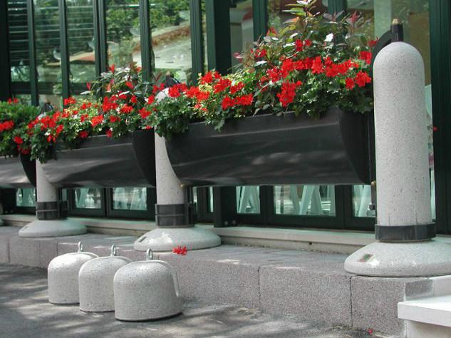 Bellitalia Кашпо для общественных мест из оцинкованной стали Cosmoarredo sun-id-1459051 - Вид №2