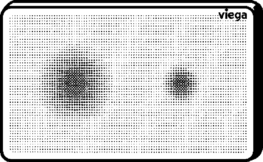 Viega Панель смыва Prevista для унитазов 8625.1 (774363) 774 363 - Вид №2