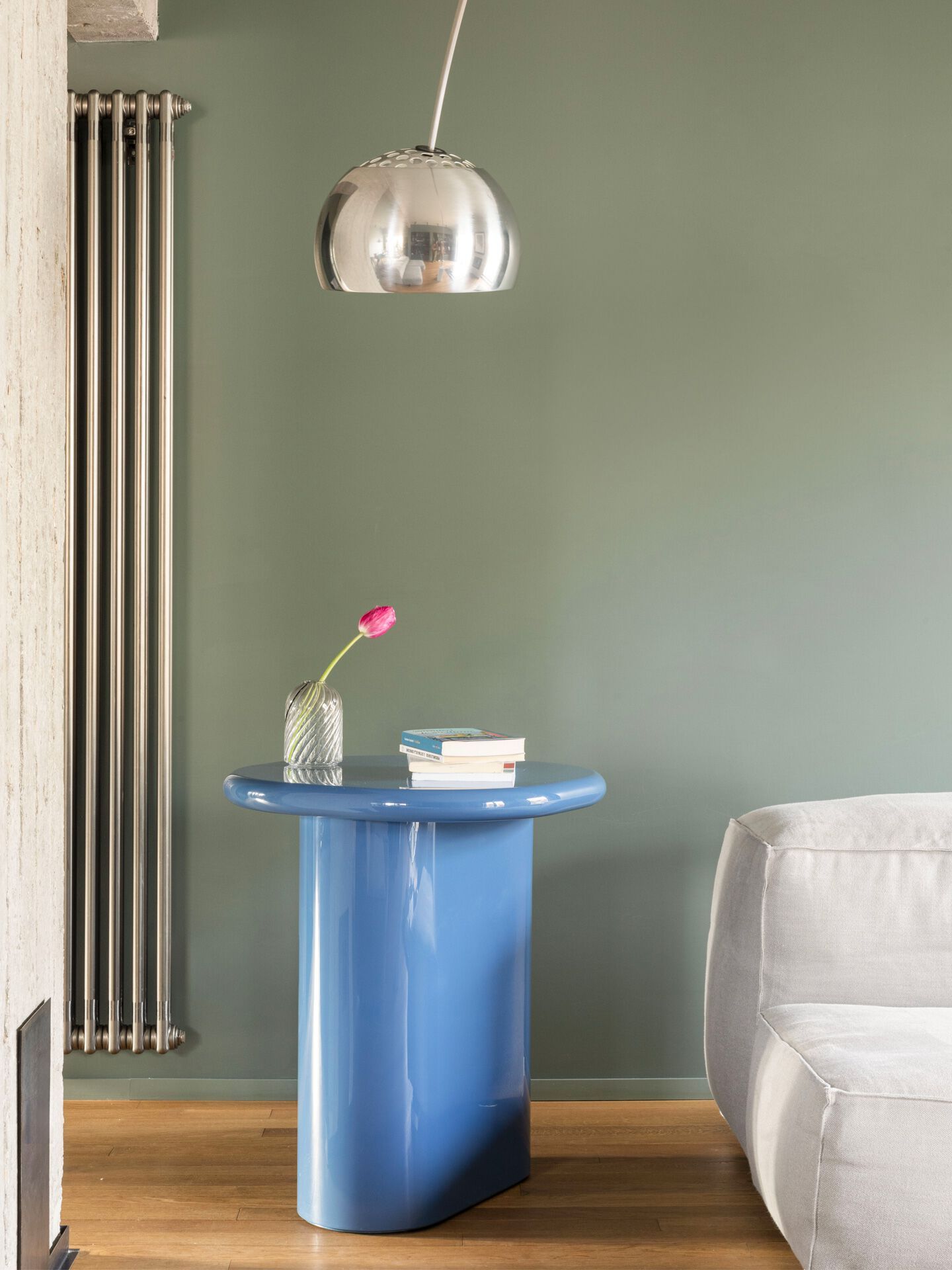 Высокий квадратный журнальный столик из МДФ Punto Zero Franca e Allegra ARCH-00008715 - Вид №2