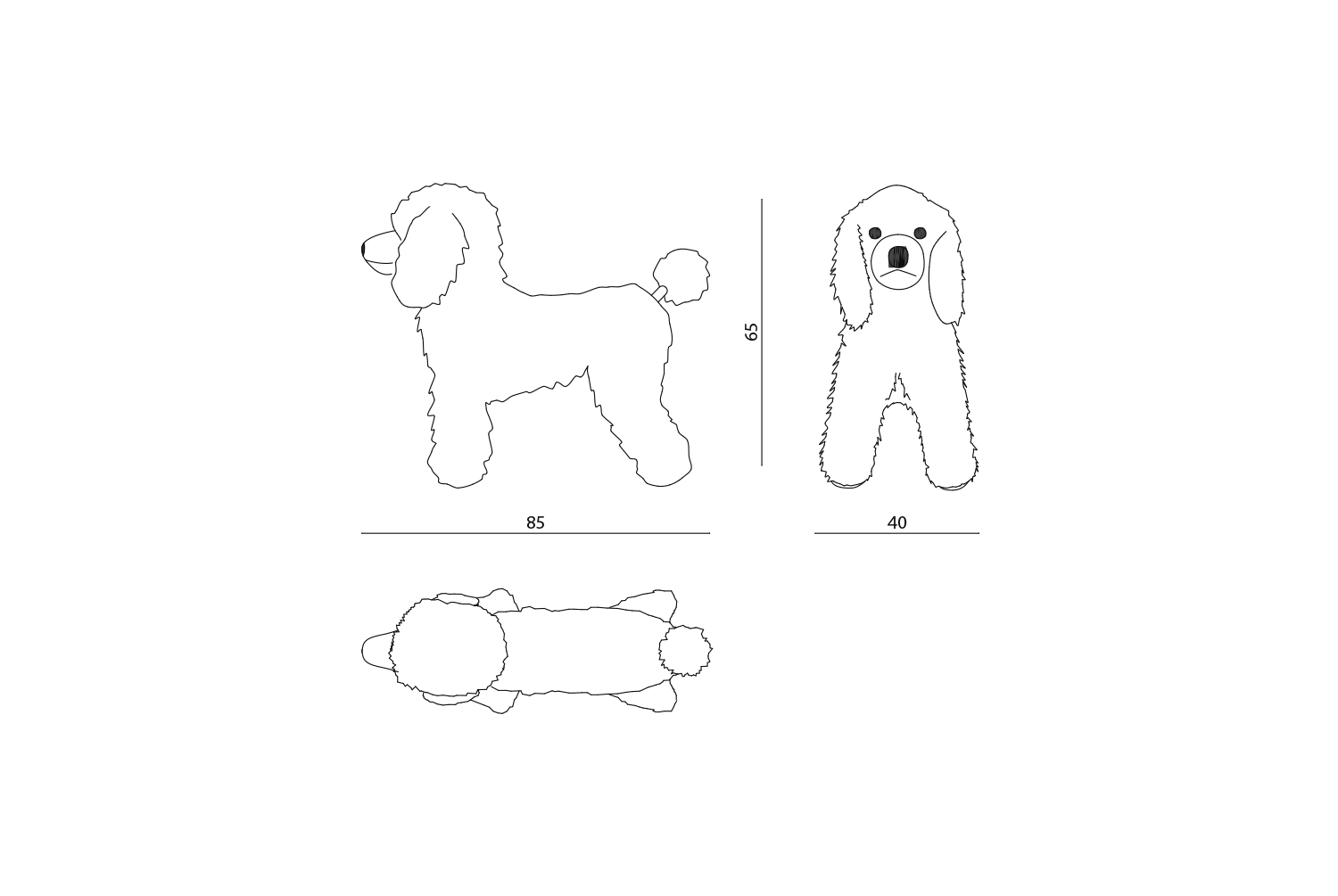 Klipper Пуф для собак Visionnaire  - Вид №5