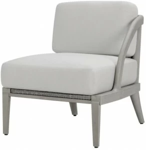 JANUS et Cie Левый / правый модуль из тика для модульного дивана Rock garden