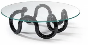 Reflex Круглый стеклянный журнальный столик Aenigma