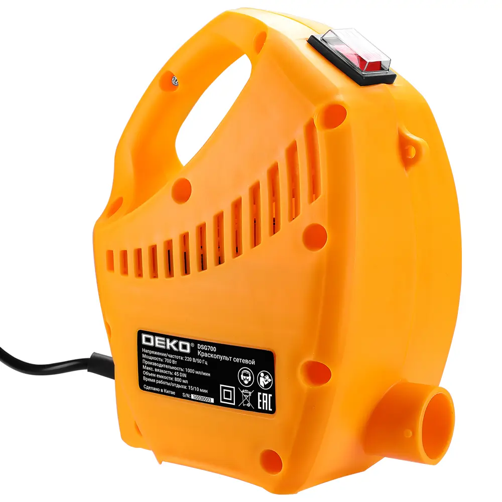 Краскопульт сетевой Deko DSG700, 700 Вт, 1 л/мин STLM-2086664 - Вид №5