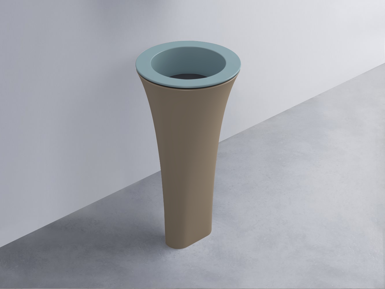AMLA45-PL+AMPILT-BA+AMCOLT-AN Раковина Amedeo Tondo отдельностоящая cielo Enjoy + Amedeo Ceramica Cielo