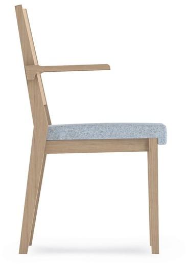 PIAVAL Штабелируемый тканевый стул с подлокотниками Swing | health & care 32-11/t3 - Вид №2