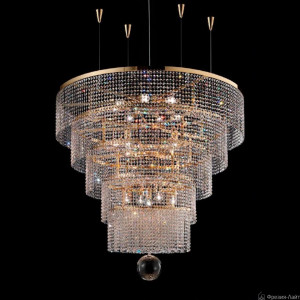 Masiero VE 845 16+1 G05 cut cryst. люстра подвесная